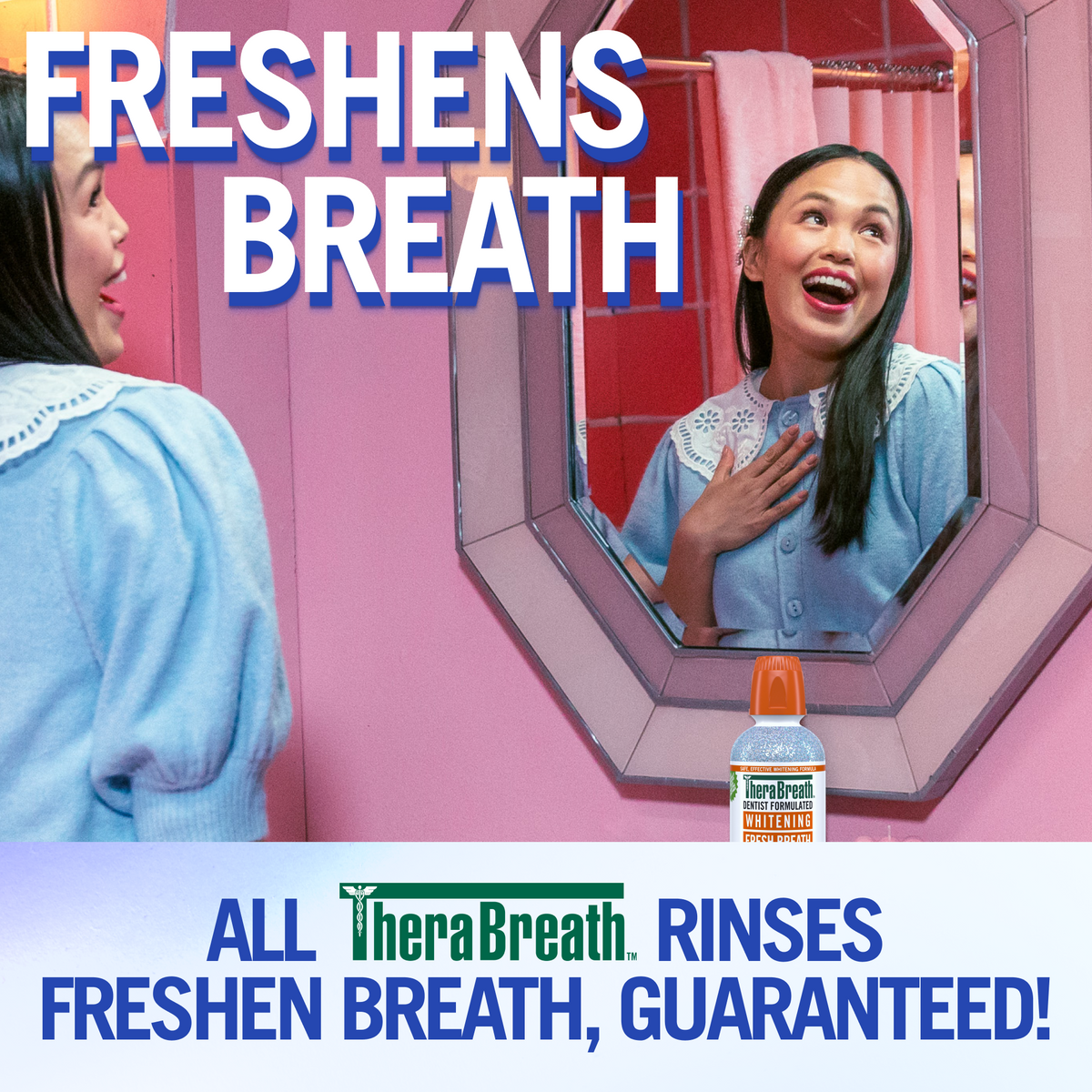 Whitening Fresh Breath Oral Rinse - Dazzling Mint