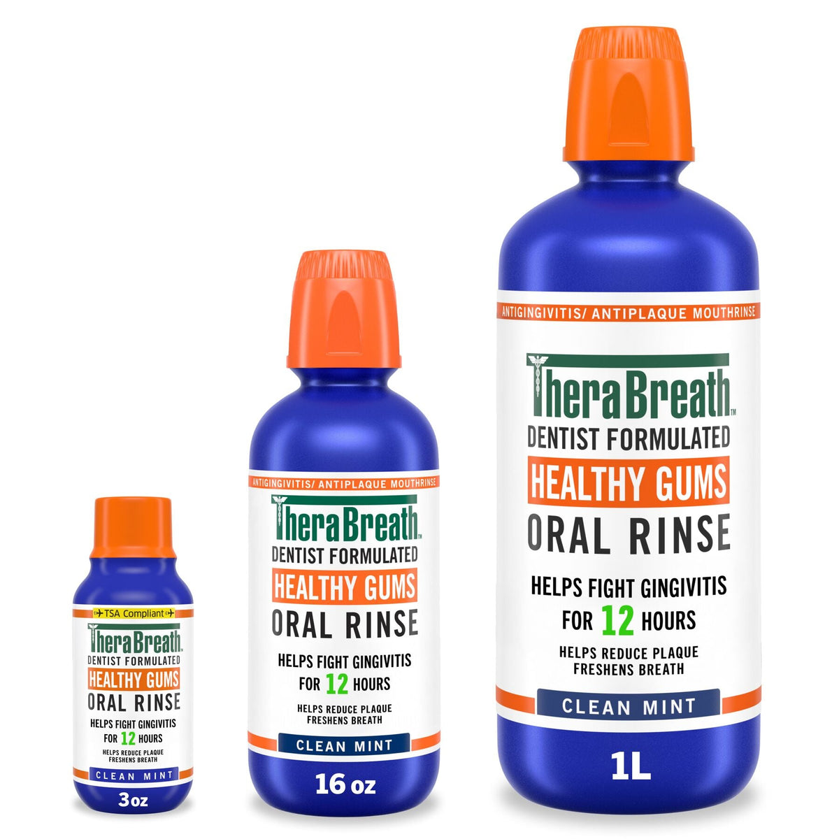 Healthy Gums Oral Rinse w/ Added CPC - Clean Mint